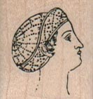 Lady In Brain Scan Hat 1 x 1-0