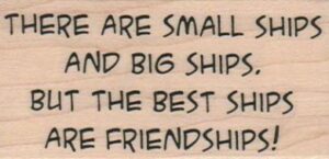 There Are Small Ships 1 1/2 x 2 3/4-0