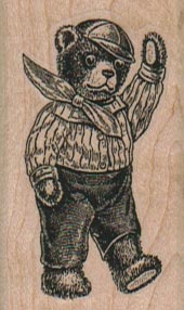 Teddy Bear Waving 1 1/4 x 2-0