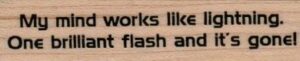 My Mind Works Like 3/4 x 2 3/4-0