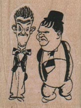 Laurel And Hardy 1 1/4 x 1 1/2-0