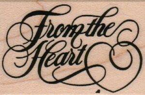 From The Heart 1 1/2 x 2-0