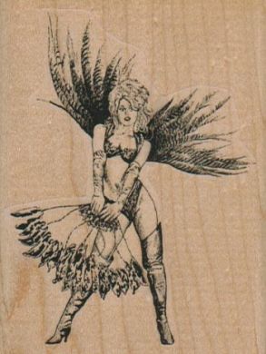 Feathered Showgirl 2 1/2 x 3 1/4-0