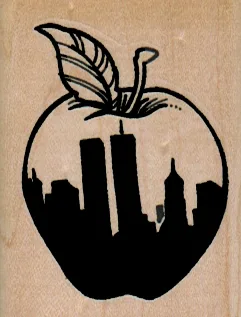 Big Apple Skyline 1 3/4 x 2 1/4-0
