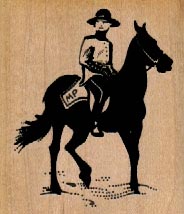 Mounted Policeman 2 x 2 1/4-0