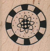 Checkered Circle/Atom/Lg 1 1/2 x 1 1/2-0