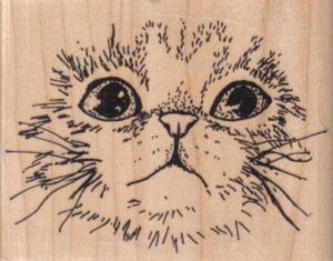 Cat Face/Large 3 x 2 1/4-0