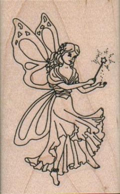 Fairy With Wand/Small 1 3/4 x 2 3/4-0