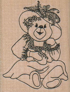 Teddy Bear Sitting 2 x 2 1/2-0