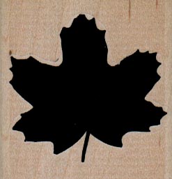 Solid Maple Leaf 1 3/4 x 3 1/4-0