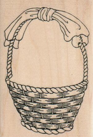 Basket With Bow 2 1/2 x 3 1/2-0