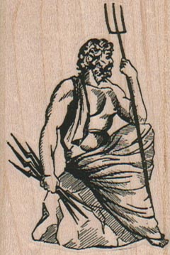 Greek God With FireBolts 1 3/4 x 2 1/2-0