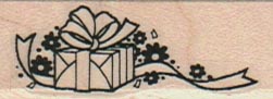 Gift Wrapped Present 3/4 x 1 3/4-0