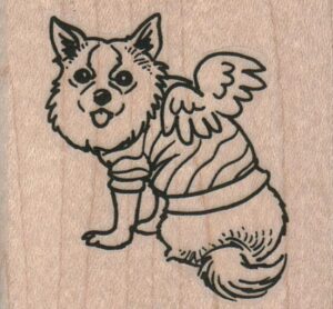 Dog With Wings 2 x 1 3/4-0