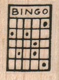 Bingo Card 3/4 x 1-0
