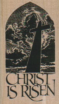 Christ Is Risen 1 1/2 x 2 1/2-0
