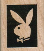 Playboy Bunny Logo 1 1/2 x 1 3/4-0