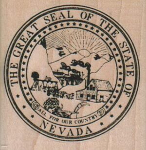 The Great Seal of Nevada 2 1/4 x 2 1/4-0