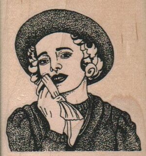 Lady With Hankie 2 1/2 x 2 3/4-0