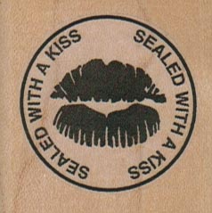 Sealed With A Kiss 1 3/4 x 1 3/4-0