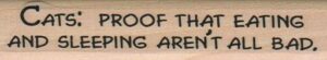 Cats: Proof That Eating And 3/4 x 3 1/2-0