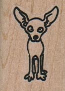 Small Chihuahua Standing 1 x 1 1/4-0