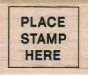 Place Stamp Here 1 1/4 x 1 1/4-0