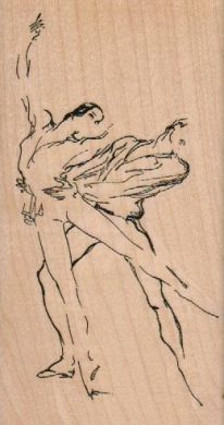 Ballet Duo (Man & Woman) 2 3/4 x 5-0