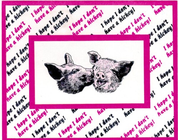 Kissing Pigs 3 x 1 3/4-42852