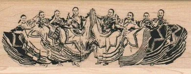 Spanish Dancers/Large 2 1/4 x 5 1/2-0