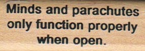 Minds And Parachutes 3/4 x 2-0