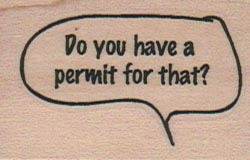 Do You Have A Permit 1 1/4 x 1 3/4-0