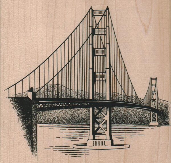 Golden Gate Bridge 5 1/4 x 5-0