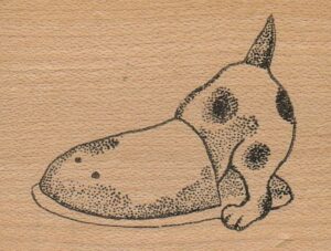 Dog In Slipper 1 3/4 x 2 1/2-0