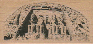 Carved Statues In Mountain 1 3/4 x 3 1/4-0