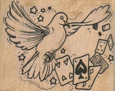 Dove And Cards 3 1/4 x 2 1/2-0