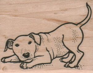 Crouching Dog 1 3/4 x 2-0