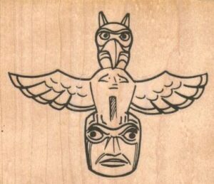 Owl Totem 3 1/4 x 2 3/4-0