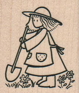 Gardening Doll 2 x 2 1/4-0