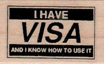 I Have VISA 1 x 1 1/2-0