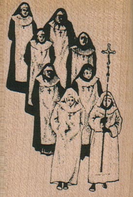 Nun Procession 2 x 2 3/4-0