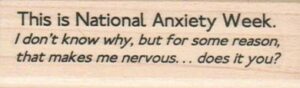 This Is National Anxiety 1 x 3-0