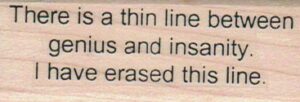 There Is A Thin Line Between 1 x 2 1/2-0