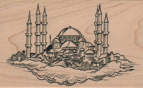 Mythical Buildings 3 1/4 x 5-0