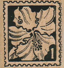 Hibiscus Stamp 1 1/2 x 1 1/2-0