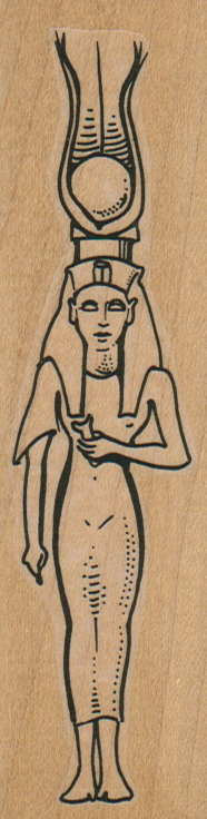 Egyptian Statue Woman 1 1/2 x 5-0