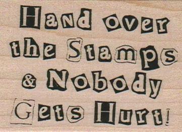 Hand Over The Stamps 2 x 2 1/2-0