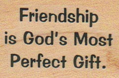 Friendship Is God's Most 1 1/4 x 1 3/4-0