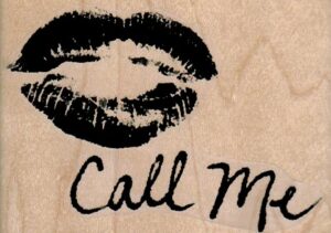 Call Me Lips 3 1/4 x 2 1/4-0