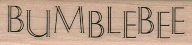 Bumblebee/Word 1 x 3 1/2-0